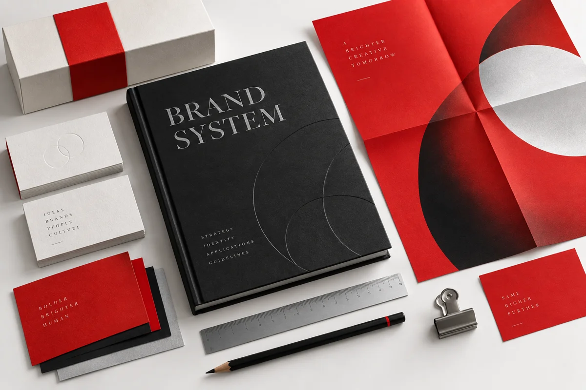 Illustrative brand design concept