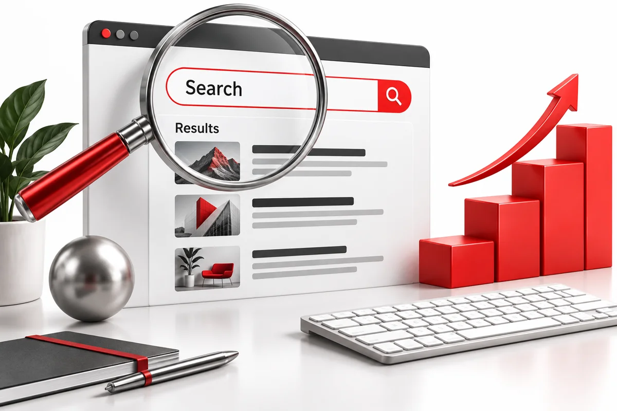 Illustrative search engine optimisation concept